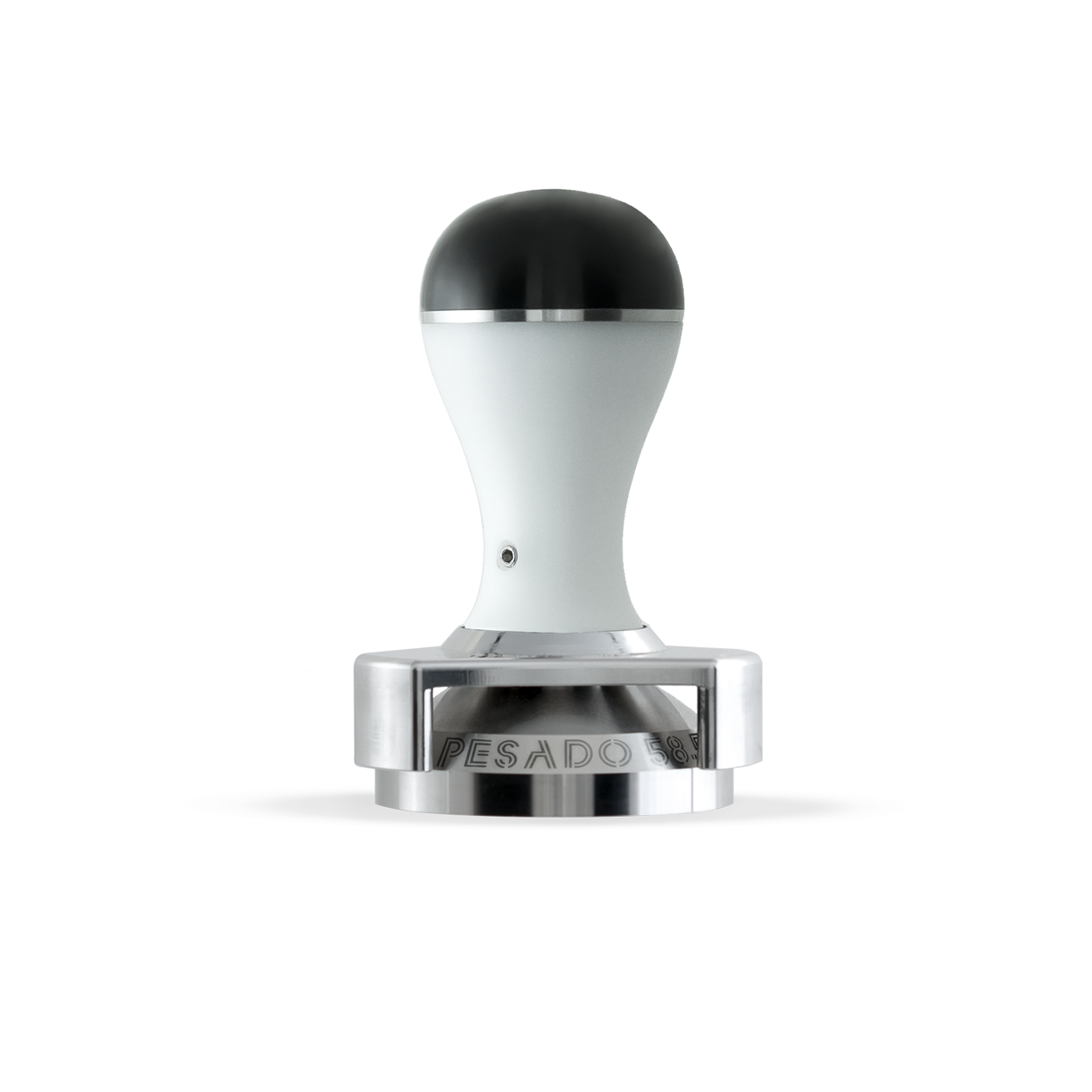 Pesado Tamper w/ Depth Adjuster - White & Black