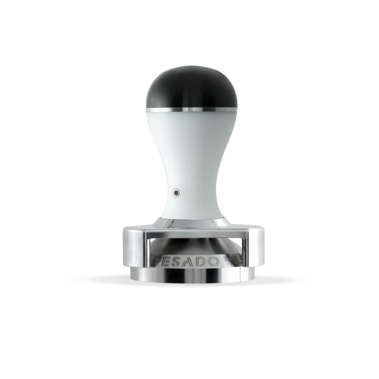 Pesado Tamper w/ Depth Adjuster - White & Black
