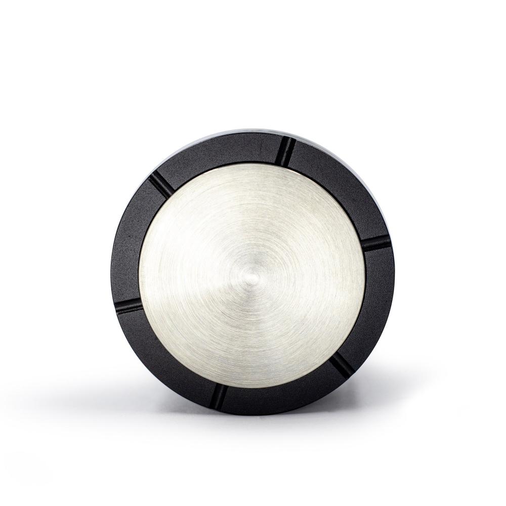 Saraya 58mm Flat Force Tamper – Precision Manual Tamper for Espresso Machines (Black)