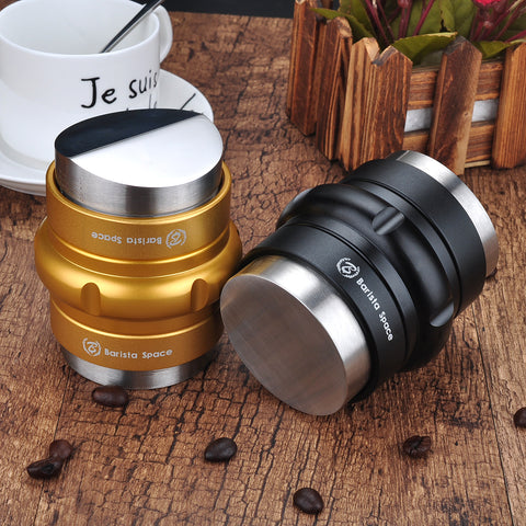 Barista Space 2-In-1 58mm Coffee Tamper Distribution Tool - Golden
