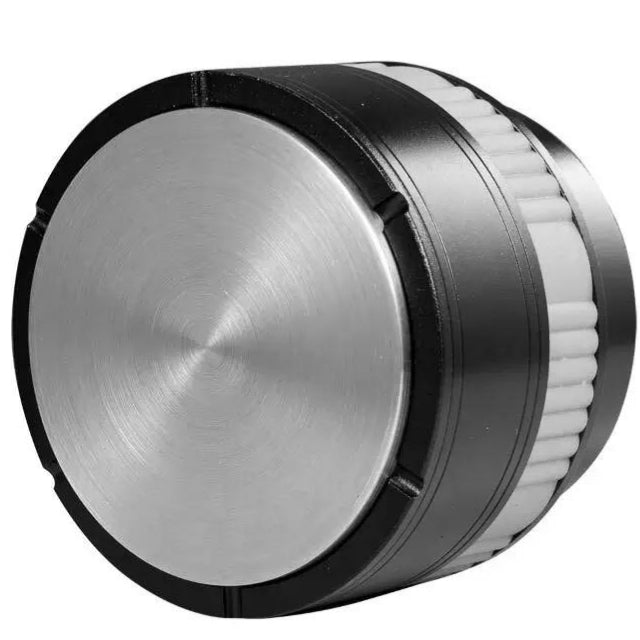 Saraya 58mm Flat Force Tamper – Precision Manual Tamper for Espresso Machines (Black)