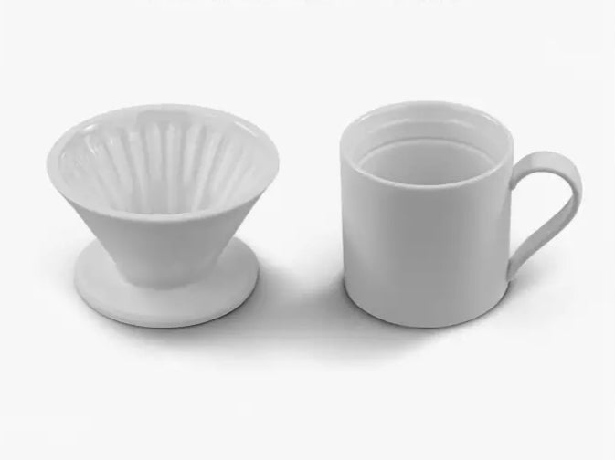 Timemore Ceramic Drip Cup 150ml - White