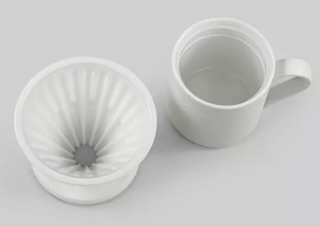 Timemore Ceramic Drip Cup 150ml - White