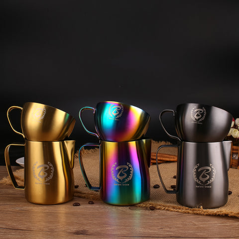 Barista Space Latte Art Cup 250ml - Sandy Black