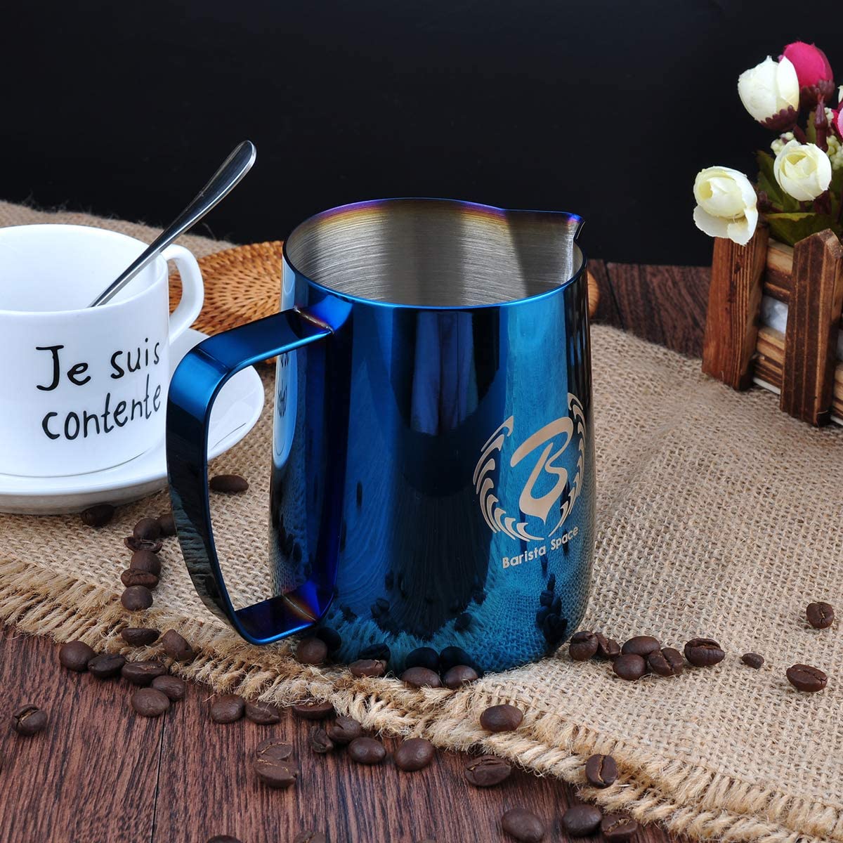 Barista Space Pitcher - Blue (600ml)