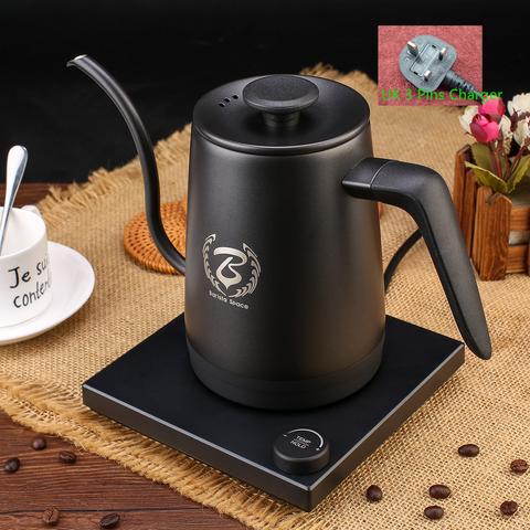 Barista Space 1 L Smart Temperature Controlled Electric Coffee Kettle - Black