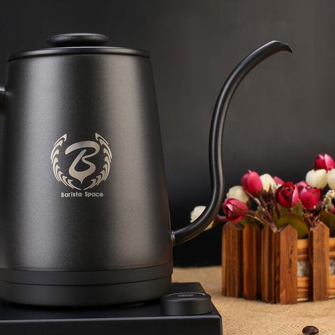 Barista Space 1 L Smart Temperature Controlled Electric Coffee Kettle - Black
