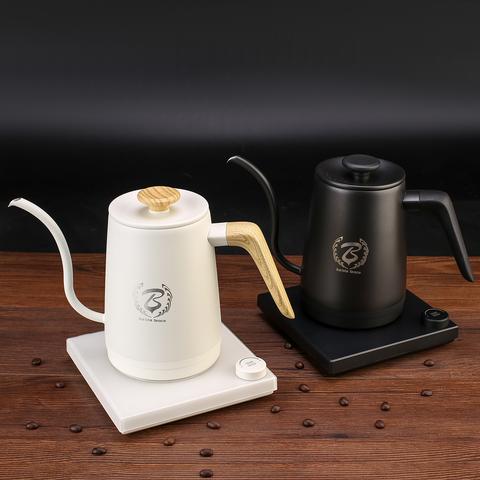 Barista Space 1 L Smart Temperature Controlled Electric Coffee Kettle - White