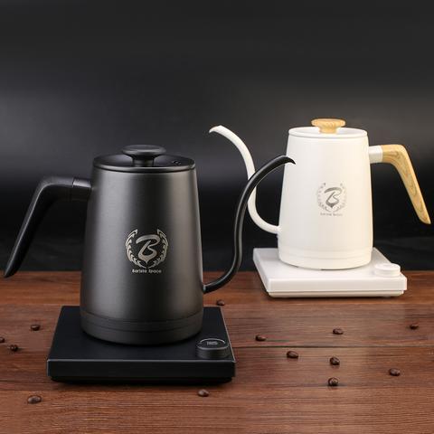 Barista Space 1 L Smart Temperature Controlled Electric Coffee Kettle - Black