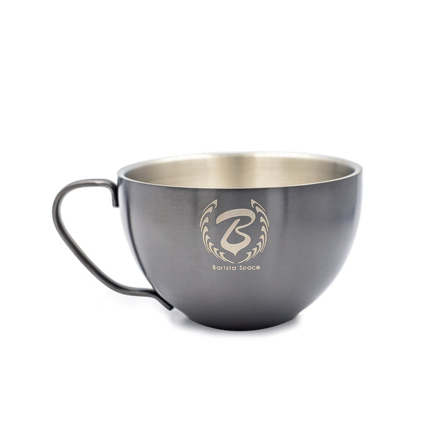 Barista Space Latte Art Cup 250ml - Sandy Black