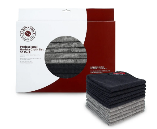 CREMA PRO Barista Cloth Set 10 Pack