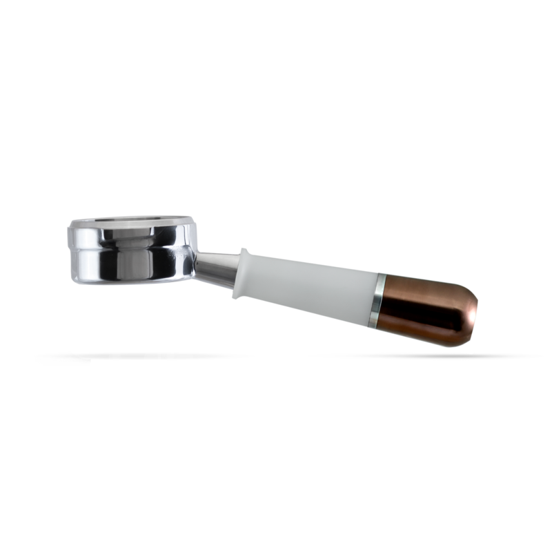 Pesado Portafilter - White & Bronze - Saraya Coffee Roasters