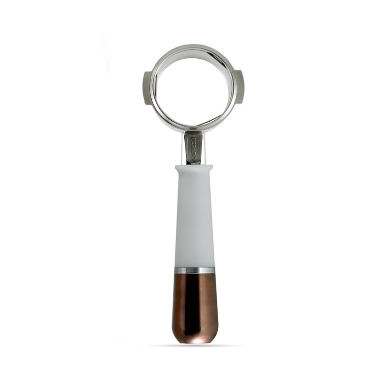 Pesado Portafilter - White & Bronze - Saraya Coffee Roasters