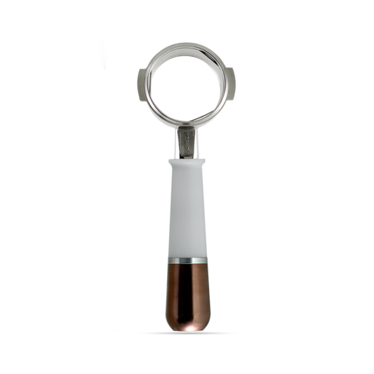 Pesado Portafilter - White & Bronze - Saraya Coffee Roasters