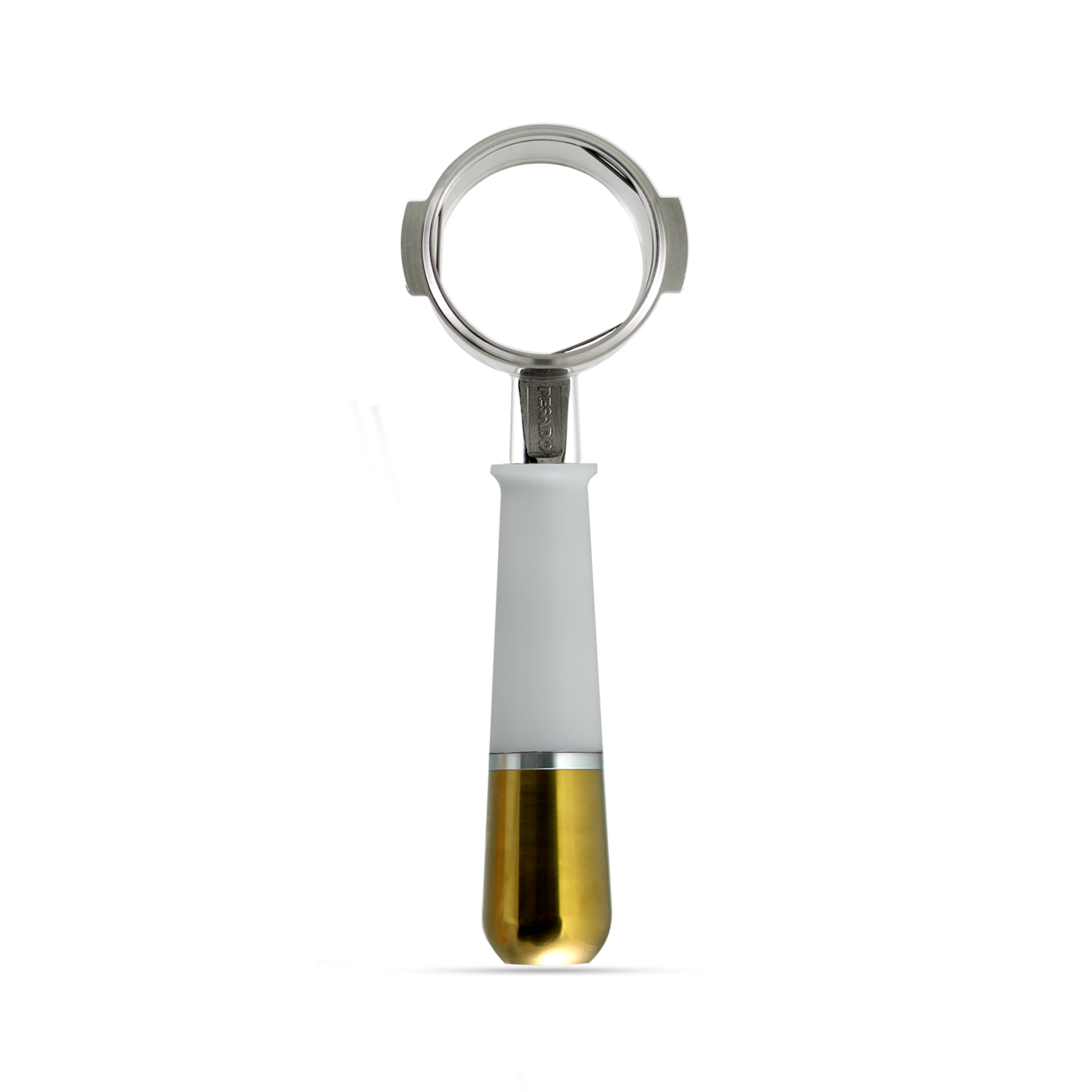 Pesado Naked Portafilter - White & Gold