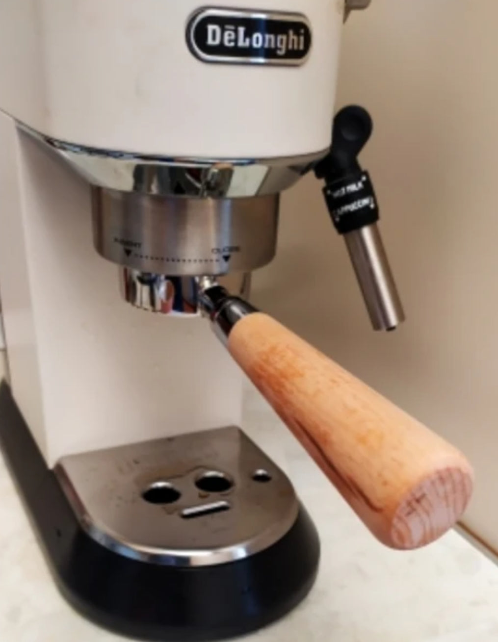 Saraya Naked Portafilter 51mm (DELONGHI) - Beech