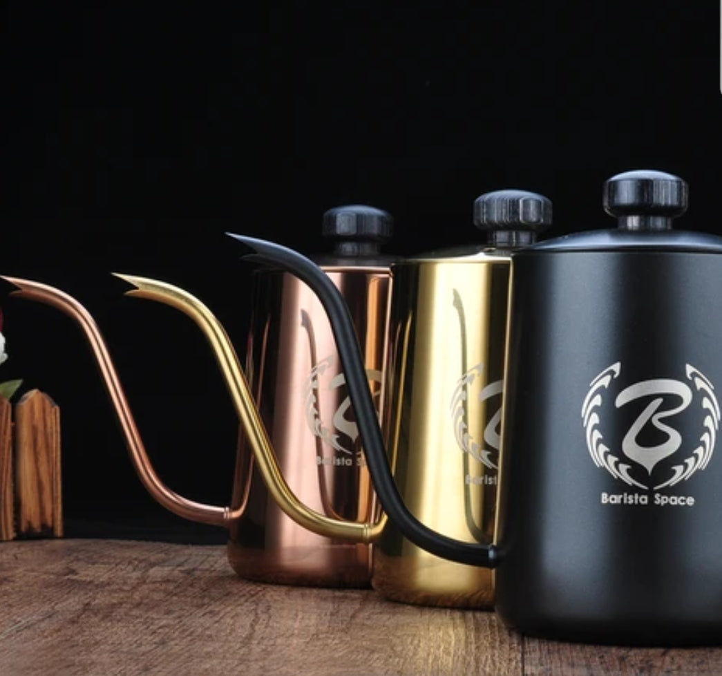 Barista Space Unique Spout Brewing Kettle - Black (600ml)
