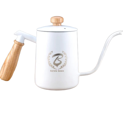 Barista Space Unique Spout Brewing Kettle - White (600ml)
