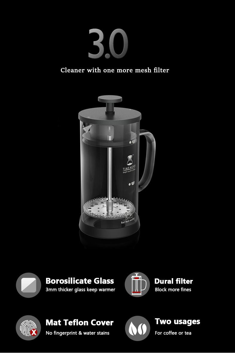 Timemore French Press 3.0 Dual mesh - 600ml