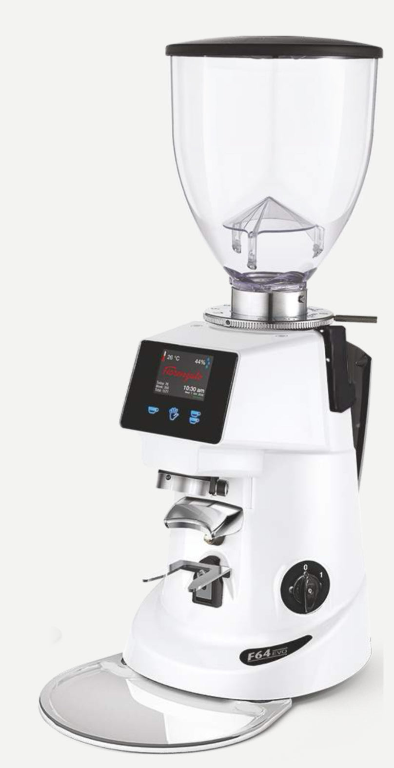 F64 EVO PRO On-Demand Espresso Grinder - White