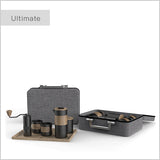 DHPO French Press Travel Set with out Grinder (Mini Travel Bag) - Black