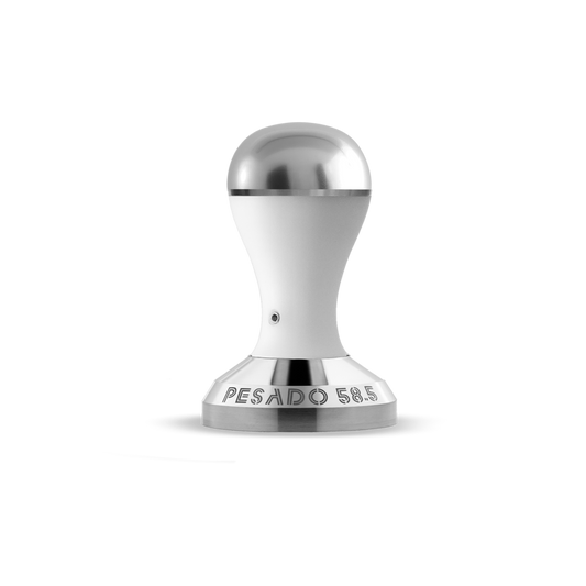 Pesado Tamper - White & Silver