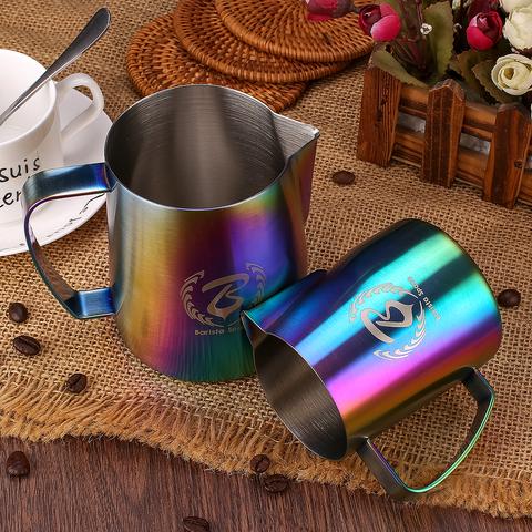 Barista Space Pitcher 350ml - Sandy Rainbow