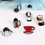 5PCS/SET COFFEE BARISTA PINS ACCESSORIES BROOCHES COSPLAY SMALL DECORATION - Saraya Coffee Roasters