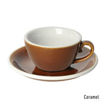 Loveramics  Egg Flat White Cup & Saucer 150ml - Caramel