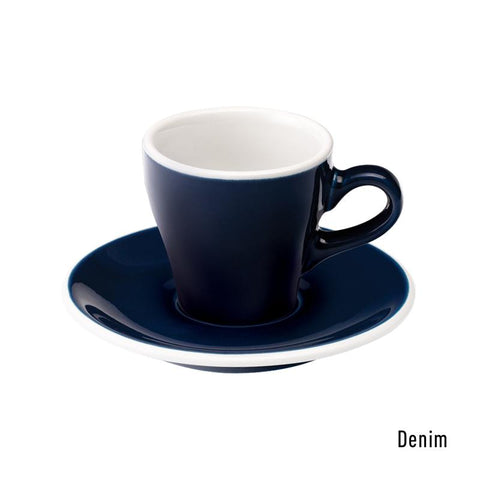 Loveramics Tulip Espresso Cup & Saucer 80ml - Denim