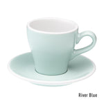 Loveramics Tulip Cappuccino Cup & Saucer 180ml - River Blue