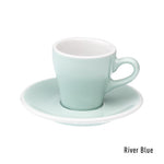 Loveramics Tulip Espresso Cup & Saucer 80ml - River Blue