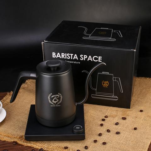 Barista Space 1 L  Smart Temperature Controlled Electric Coffee Kettle - Black