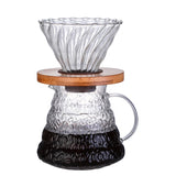 Saraya V02 Glass Dripper 2-4 Cups PC Holder - Wooden