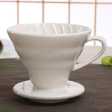 Saraya Ceramic Dripper V02 - White