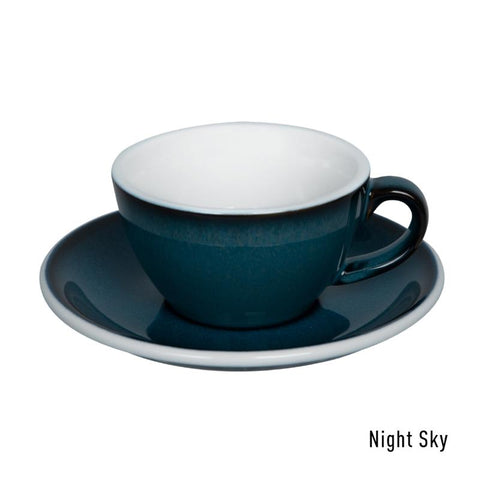 Loveramics  Egg Flat White Cup & Saucer 150ml - Night Sky