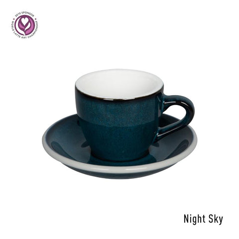 Loveramics Egg Espresso Cup & Saucer 80ml - Night Sky