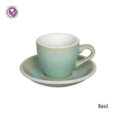 Loveramics Egg Espresso Cup & Saucer 80ml -Basil