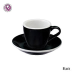 Loveramics Egg Espresso Cup & Saucer 80ml -Black