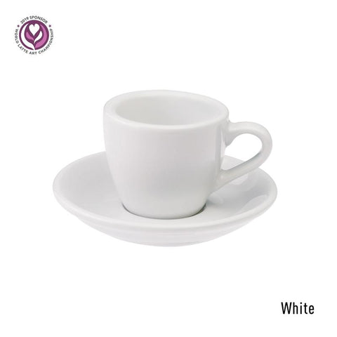 Loveramics Egg Espresso Cup & Saucer 80ml -White