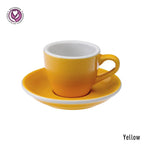Loveramics Egg Espresso Cup & Saucer 80ml -Yellow