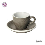Loveramics Egg Espresso Cup & Saucer 80ml - Granite