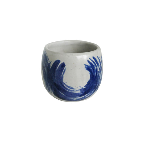 Handmade Cup Whisk Blue (140ml)