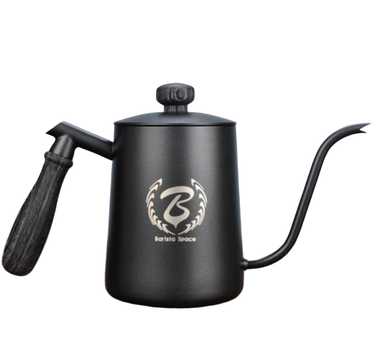 Barista Space Unique Spout Brewing Kettle - Black (600ml)