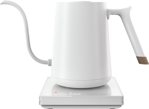 Timemore Fish Smart Electric Pour Over Kettle 800ml / White/ Thin Spout (Commercial Version)