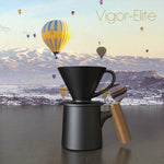 DHPO Ceramic V60 Coffee Dripper Brewer Set 600ml