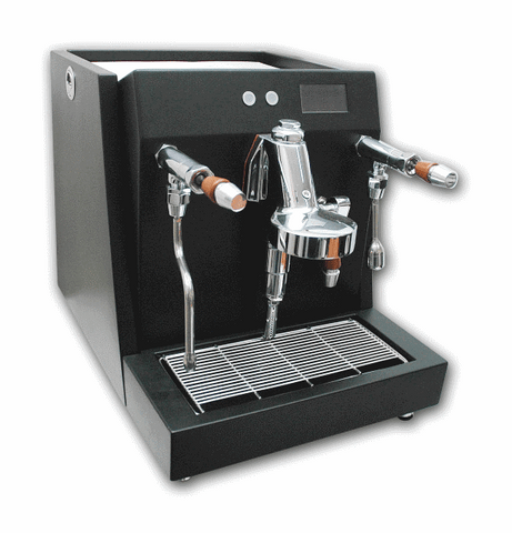Vesuvius Dual Boiler Pressure Profiling Espresso Coffee Machine (Black)