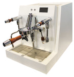 Vesuvius Dual Boiler Pressure Profiling Espresso Coffee Machine (White)